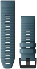 Garmin QuickFit Armband 26mm, Silikon, blau, schwarze Schnalle (Fenix 7X/6X/5X, Tactix, etc.)