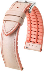 Beige und rosa Armband Hirsch Lindsey M 0922302122-2 (Naturkautschuk)