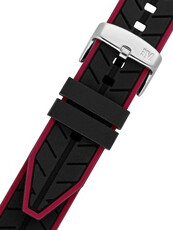 Schwarzes und rosa Silikonarmband Morellato Sesia M 4985187.882