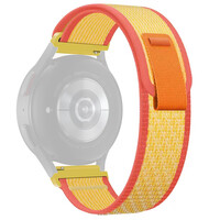 Quick Release Band 22mm, Nylon, orange, Klettverschluss (Garmin Venu 3, Forerunner 265, Vívoactive 4, etc.)