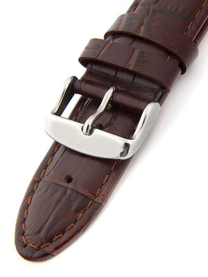 Unisex Echt Leder Uhrenarmband braun HYP-01-BROWN