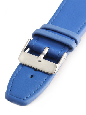 Blaues Damenlederarmband für W-309-J4 Uhr