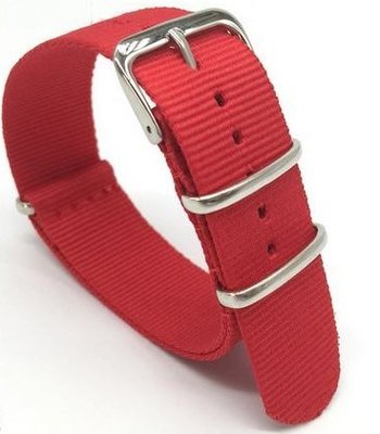 Ricardo Nato Armband, Nylon, rot