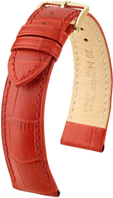 Rotes Lederband Hirsch Duke M 01028120-1 (Teletina)