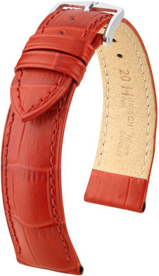 Rotes Lederband Hirsch Duke M 01028120-2 (Teletina)