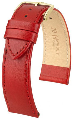 Rotes Lederband Hirsch Osiris M 03475120-1 (Teletina)