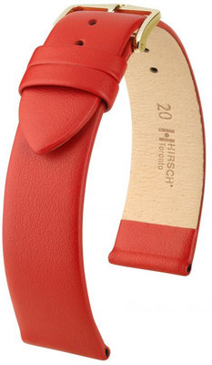 Rotes Lederband Hirsch Toronto M 03702120-1 (Teletina)