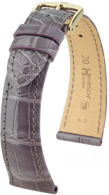 Lila Lederband Hirsch London L 04207012-1 (Alligatorleder) Hirsch Selection