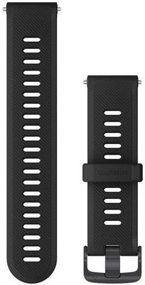 Garmin Forerunner 745 Armband, Silikon, schwarz, schwarze Schließe