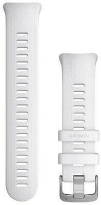 Garmin Swim 2 Armband, Silikon, weiß, graue Schnalle