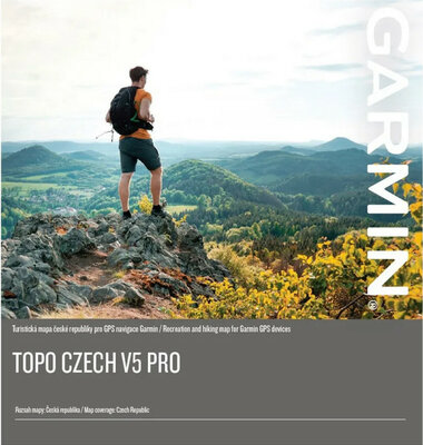 TOPO Garmin Czech V5 PRO Voucher (topographische Karten)