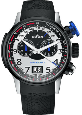 Edox Chronorally Chronograph 38001-tinnbu-bn BMW Limited Edition 2000pcs (+ Ersatzarmband)