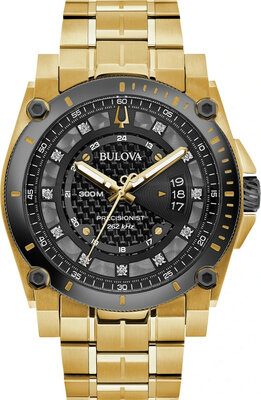 Bulova Precisionist Diamond Quartz 98D156