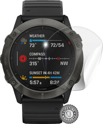 Schutzfolie Bildschirmschutz für Garmin Fenix 6X Uhr