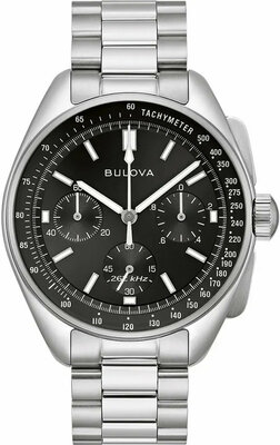 Bulova Lunar Pilot Quarz-Chronograph 96K111 (+ Ersatz-Lederband)