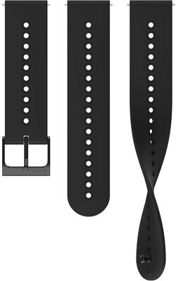 Suunto Uhrenarmband, 22mm, ganz schwarz, Größe S/M (für Suunto 5 Peak, 9 Peak, 9 Peak Pro)