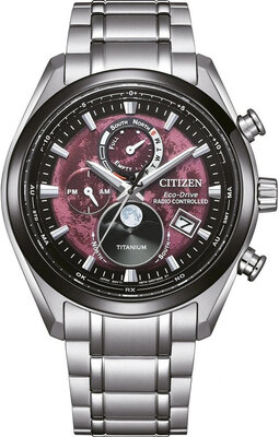 Citizen Sports Eco-Drive Radio Controlled Tsuki-yomi Moon Phase Super Titanium BY1018-80X