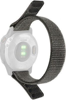 Armband 22mm, Nylon, grau (Garmin Fenix 7/6/5 etc.)