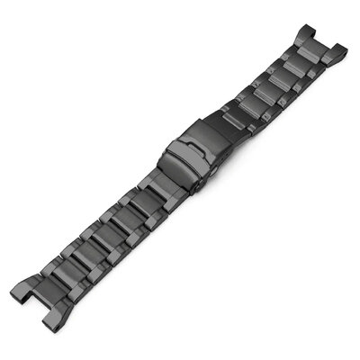 Armband für Casio G-Steel GST, Stahl, schwarz