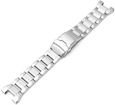 Armband für Casio G-Steel GST, Stahl, silber