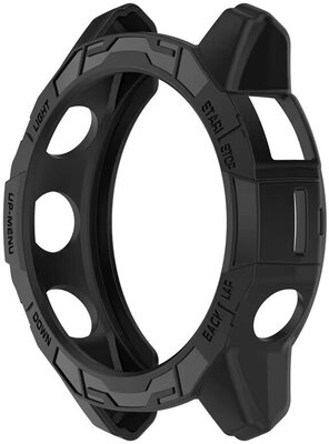 Schutzhülle für Garmin Fenix 7 (47 mm), Silikon, schwarz