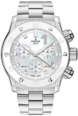 Edox CO-1 Chronolady Chronograph 10255-3BM-NADN