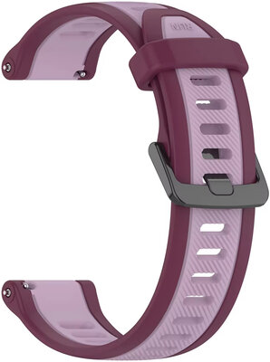 Ricardo 18mm Silikonarmband (Garmin Venu 2S, Vívoactive 4S, Forerunner 265S, Venu 3S, etc.), Rosa, Schnellverschluss