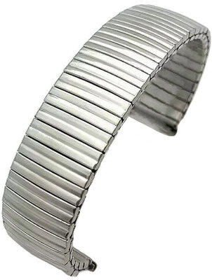 Silbernes Metallarmband Ricardo Syracuse, flexibler Zug