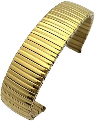 Gold-Metall-Armband Ricardo Syracuse, flexibel ziehen