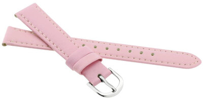 Lederarmband JVD, 14mm, rosa, für Kinder