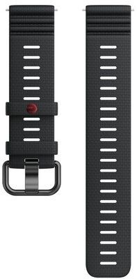 Polar 22mm Silikonarmband, schwarz, Größe S-L