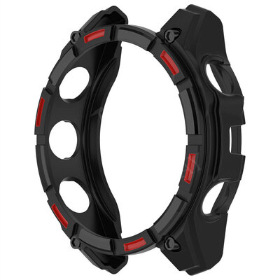 Schutzhülle (für Garmin Enduro 3), Silikon, rot und schwarz