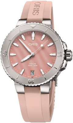 Oris Aquis Date Blush Pink Automatic 01 733 7770 4158-07 4 18 66FC