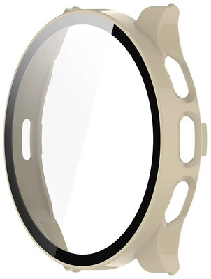 Schutzhülle (für Garmin Venu 3S), Kunststoff, beige + Glas