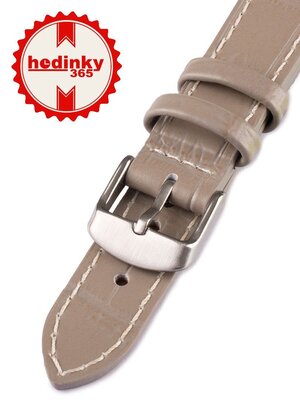 Graues Unisex-Lederarmband für W-140-G Uhr